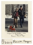 Ronald and Nancy Reagan Signed 8 x 10 Photo -- With JSA COA